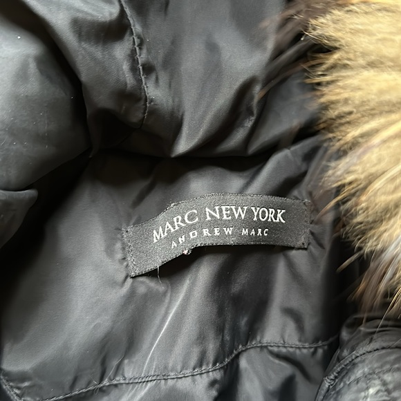 Andrew Marc New York Puffer Fur Jacket M/L - Picture 5 of 17